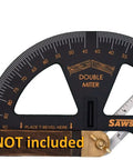 No Math No Guesswork Miter Saw Protractor With Large Scales For Quick Accurate Crown And Miter Cuts Hand Powered Precision Tool