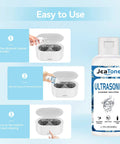 Premium Ultrasonic Cleaner Juice For Bling Glasses And Sensitive Finds Wakes Up Muted Gems in 50ml bottle ready for use.