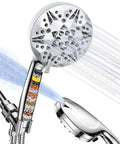 High Pressure Shower Head With 10 Modes And 15 Stage Filtration Detachable Handheld Wand With 79 Inch Hose Water Softener