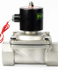 2 Inch Stainless Steel Solenoid Valve 110V AC Workhorse Normally Closed Electric Valve With Viton Seal for industrial applications