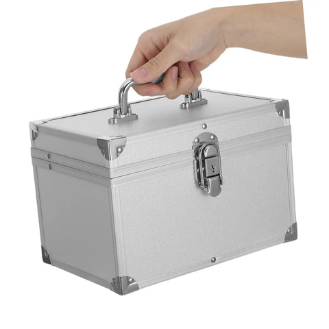 Portable Aluminum Tool Box With Double Layer Design And Ergonomic Handle A Workhorse Storage Case For Documents And Valuables In Outdoor Field Ops Lockable And Impact Resistant