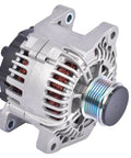 Front view of alternator replacement for Hyundai Sonata Kia Forte Optima and Rondo 2.0L 2.4L engines 2006 to 2013 12V 110Amp