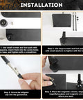 Installation steps for Magnetic Pro Grade Helping Hands Soldering Station With 3X Magnifying Lamp and light assembling guide.