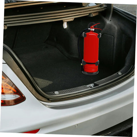 Rugged Fire Extinguisher Holder Mount For Cars Boats And Vehicles Easy Install Wall Bracket For Quick Access Storage And Safe Ready To Grab Fire Safety Solution in car trunk