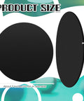 50 Pieces Billiard Pool Table Leg Shims Set 3 Inch Diameter Rubber Levelers Round Foot Pads 0.06 Inch Thick Non Slip