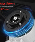 Close-up of Heavy Duty AC Compressor With Clutch For Toyota Camry Rav4 Sienna 2 5 Liter engines showing the clutch pulley performance.