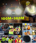 Fresh High Visibility Safety Vest With Custom Logo Design And Front Zipper Featuring Glow In The Dark Reflective Tape For Construction Job Sites And Road Crews worn by workers in various environments.