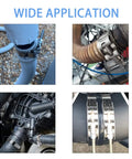 Collage of T Bolt Hose Clamp Set 58-65mm for 2 Inch Hoses Heavy Duty Stainless Steel Turbo Intercooler Kit applications