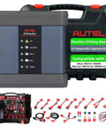 Straight Up Pro Shop EV Diagnostic Cable Transforms Your Tablet To A Heavy Duty Electric Vehicle Scanner Tool Featuring Live Topology Maps And Nuts And Bolts Battery Analysis For Serious Garage Grinds with diagnostic box and cables.