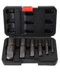 Premium Heavy Duty Pipe Extractor Tool Set For 1/8 In To 1 Inch Pipes, Professional Broken Screw Removal Kit With Steel Bits For Schedule 40 And 80 Plumbing Repairs That Actually Get The Job Done Right, open case