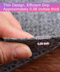 Close-up of Non Slip Mattress Gripper and Area Rug Felt Pad showing 0.06 inch thickness for anti-slip performance