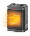 Heat Up Fast PTC Ceramic Space Heater With Thermostat 3 Modes No Fuss Compact Desk Heater Space Saving Portable Heater