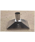 Heavy Duty Stainless Steel Fume Extraction Hood For Welding Cutting Dust Capture Industrial Air Filtration System Built Tough Smooth Airflow Design view from above