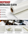 Fireproof Fiberglass Welding Cloth For Pipes And Equipment That Keeps Your Gear Safe From Sparks Spatter And High Heat