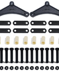 Trailer Shackle Kit For Double Eye Springs 3,500 Lbs To 5,200 Lbs Dual Axle Upgrade With Equalizers And Full Hardware 2 Pack