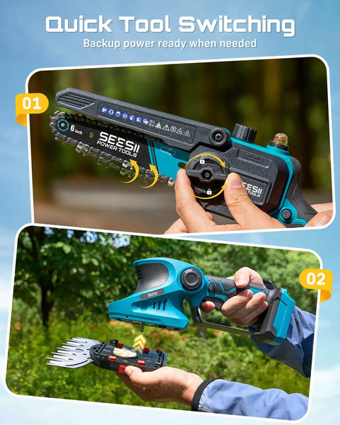 power garden tool sets 3-In-1 Cordless Tool Kit