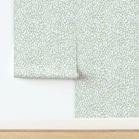 Killer Blue Green Modern Wallpaper With Hella Smooth Matte Linen Finish And Totally Eco Safe Build built on a wall detail.