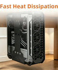 Hella Sturdy Under Desk Computer Mount Gonna Lock Your Main Rig Tight fits mid size cases for fast heat dissipation under desk.