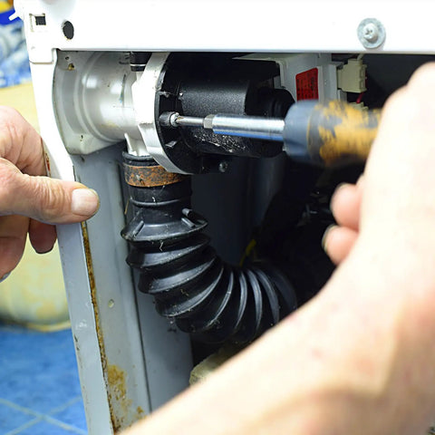 Close-up of hands installing Boss Level Four Forty One Half Inch Pan Head Machine Screws Sporting Phillips Drive in a mechanical assembly.