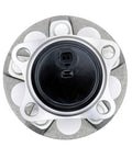 Top view of Rear Wheel Bearing Hub Assembly For 2010 2015 Toyota Prius And 2012 2015 Prius Plug-In Drop-In Replacement, 5 Lug