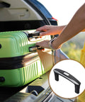 One Piece Luggage Telescopic Handle Replacement For Suitcase Pull Grip Black Six Point One Inch With Six Screws Travel Repair Accessory