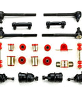 Front Suspension Upgrade Kit With Polyurethane Greasable Tie Rods, Upper and Lower Ball Joints, Control Arm Bushings for 1973 Chevy Monte Carlo