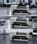Precision Swivel Vise Machine Workholding Clamp With Graduated Rotation And Secure Jaw For Accurate Fixturing Perfect For CNC Milling Grinding Shop Operations 3 Inch Size viewed from multiple angles on workshop table.