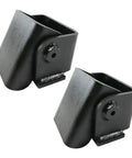 Heavy Duty Greasable Weld On Solid Steel Dump Trailer Hinges Pair with robust black finish for heavy load support.