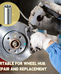Mechanic using Sixteen Pack Stainless Steel Spacers, 1/2 Inch Outer Diameter, 3/8 Inch Inner Diameter, 1 Inch Length, unthreaded