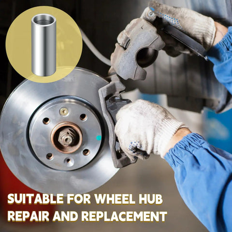 Mechanic using Sixteen Pack Stainless Steel Spacers, 1/2 Inch Outer Diameter, 3/8 Inch Inner Diameter, 1 Inch Length, unthreaded