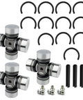 3 Pack Front And Rear Prop Shaft U Joint Kit For RZR 900 1000 Series Including XP 900 XP4 900 S 1000 XP 1000 XP4 1000 General 1000 Ranger 1000 Diesel Crew 2015 2018 Replaces 3235616 3235500 3260104 2202015 2203703, U-joints and clips
