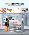 Heavy Duty Automatic Wire Stripper For Electric Cables Point Zero Six To One Point Five Seven Inches with clear design and 750W motor.