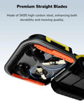 All Season Robot Lawn Mower And Blower With Modular Design Auto Recharge AI Multi Zone Mapping And RTK GPS Navigation showcasing SK85 blades.