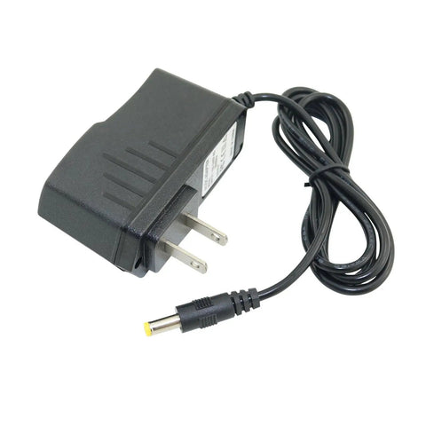 AC Charger Cord For RC1 Loop Station Power Supply Charger with worldwide 100 to 240V input, black plug, and coiled cable