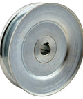 AB400 One Half Inch Bore Single Groove Web Sheave V Belt Pulley Four Inch Outer Diameter Carbon Steel Motor Pulley For A B 5L 4L V Belts