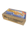 Hands On Kids Woodworking Kit With Real Tools And Over 80 Pine Pieces For Ages 4 To 11 Build It Yourself Craft Set box