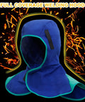 Heavy Duty Built To Last Welding Hood With Heat And Abrasion Resistant Fabric Full Coverage Protective Head Cover With Neck Drape