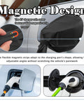 Heavy Duty Magnetic EV Charger Cover For Steel Ride Built Different Weatherproof Oxford Cloth Rain Shield with magnetic design.