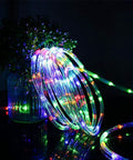 50ft 360 LED Rope Lights Outdoor Multicolor Waterproof Connectable Flexible Tube Lights With 8 Modes for Decor