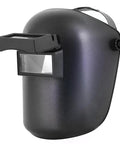 Auto Darkening Welding Helmet With Flip Front Viewing Area 3.86 By 1.61 Inches, Adjustable Headgear, Shade 11, closed position