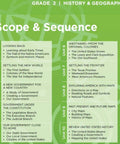 Scope and sequence of Second Grade History And Geography Complete Set Of Ten Engaging Workbooks For United States History Government Basics Native American Trails Westward Expansion And Civics Skills Hands On Learning For Curious Kids.