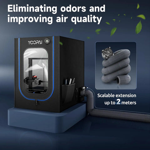 Top Notch 3D Printer Enclosure For Creality Ender 3 With Slick Ventilation Kit And Crisp Led Lighting To Monitor Workflows Easily And Catch Filament Glitches Without Any Fuss At All