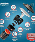 Diagram of Bug Trap Lantern 2-In-1 Mosquito Trap And LED Camping Lantern For Patio And Backyard features and components.