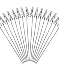40 Piece Metal Wire Long Tailed Alligator Clip Set For Crafts And DIY Projects Ideal For Pics, Cards, Memos, And Displays.