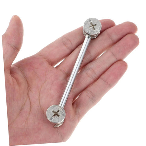20 Set Cam Fittings Kit For Cabinets With Connectors And Dowels Easy Assembly No Fuss Strong Load Bearing Lightweight