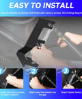 Easy install steps for Hood Hinge Light Mount Brackets for Silverado 1500 2014 2018 Chevy with two extra mounting holes