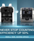 Turbocharged Money Counter Machine With Mixed Denomination Sorting And Reject Pocket, Counterfeit Detection, Multi Currency Sorter