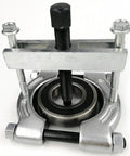 Heavy Duty Bearing Puller Separator Tool For Automotive Use, Tough Alloy Steel Splitter with threaded holes, close-up view