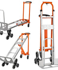 Beefy 4 In 1 Stair Climbing Hand Truck 1000 Lb Capacity Aluminum Foldable Dolly Utility Cart in four modes