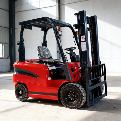 Heavy Duty Electric Forklift Truck Built As A Relentless Warehouse Workhorse Featuring High Capacity Batteries And Bulletproof Chassis for industrial use.